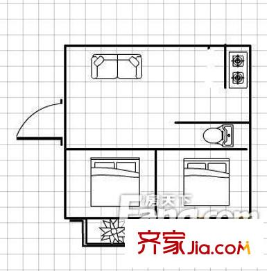 徐州 礦山東村 戶型圖