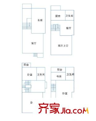 龍潤山莊 0室 戶型圖