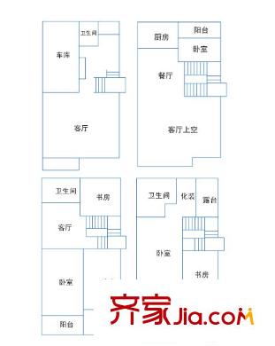 龍潤山莊 0室 戶型圖