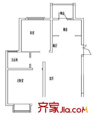 盛世佳園 4室 戶型圖