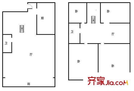 盛世佳園 5室 戶型圖