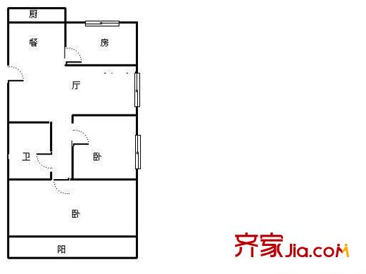 學(xué)府嘉苑 3室 戶型圖