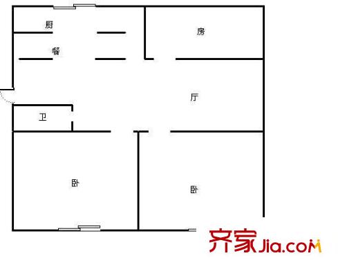 學(xué)府嘉苑 3室 戶型圖