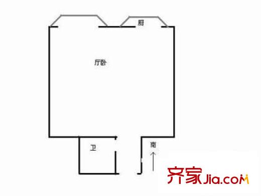 師大公寓 3室 戶型圖