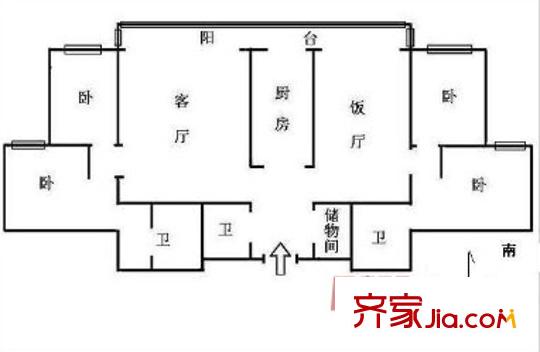 徐州 橙黃時代 戶型圖