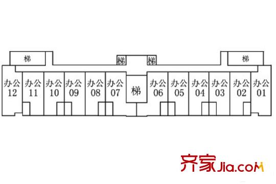 山語(yǔ)世家?泉山森林公館A1#18-19層 1室1廳1衛(wèi)