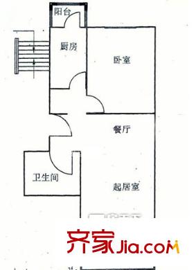 薇園小區(qū)戶型圖戶型圖1 2室1廳1衛(wèi)1廚