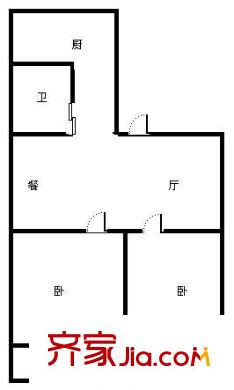 綠苑花園 2室 戶型圖