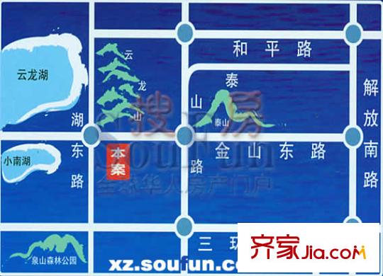 南湖怡秀園交通圖