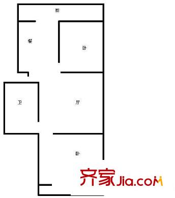 泰山匯景花園 2室 戶型圖