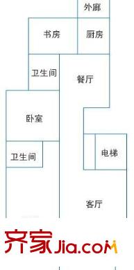 金府家園 3室 戶型圖
