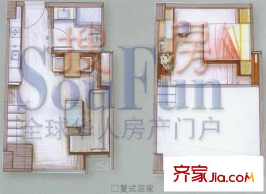 宏宇新天地戶型圖戶型圖 3室