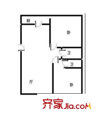 煤建南村戶(hù)型圖8 