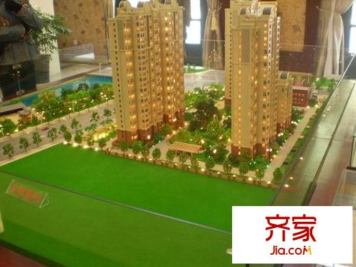 河畔花城外景圖現(xiàn)場售樓處