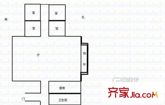 徐州 黃河景園 戶型圖