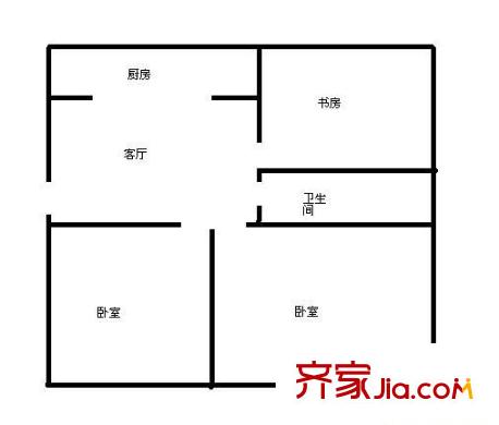 金陽(yáng)家園 3室 戶型圖