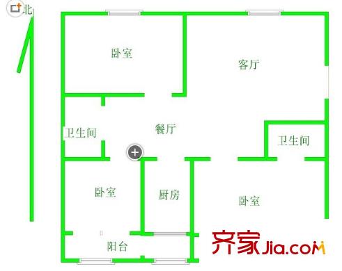 合群新村戶(hù)型圖6 