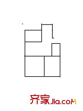 紡南小區(qū) 3室 戶型圖