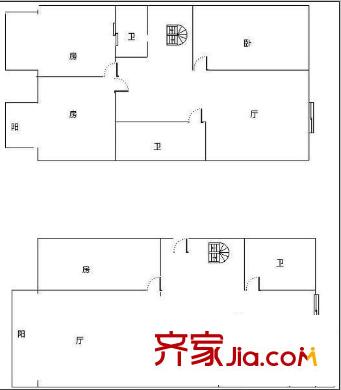 嘉惠園 4室 戶型圖