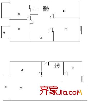 嘉惠園 5室 戶型圖