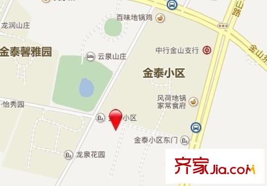 金泰小區(qū)交通圖徐州  