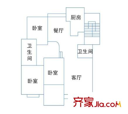 金泰小區(qū) 4室 戶型圖