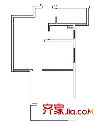 黃河麗景花園 2室 戶型圖