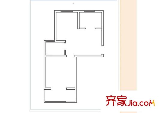 黃河麗景花園 0室 戶型圖
