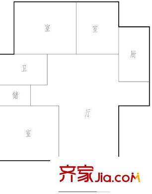 鼎瑞雅居 0室 戶(hù)型圖