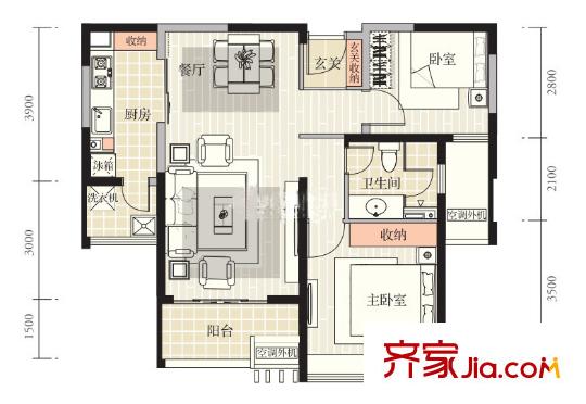 和風(fēng)雅致戶型圖2241687_1196 