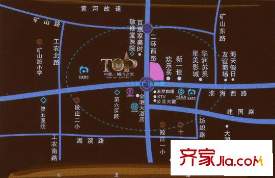 中凱城市之光交通圖