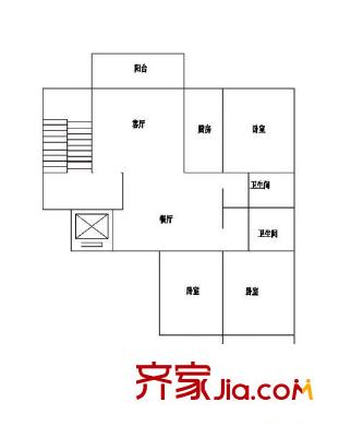 幸福家園 0室 戶型圖