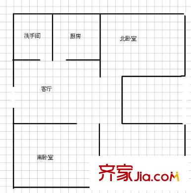 湖濱新村 0室 戶型圖