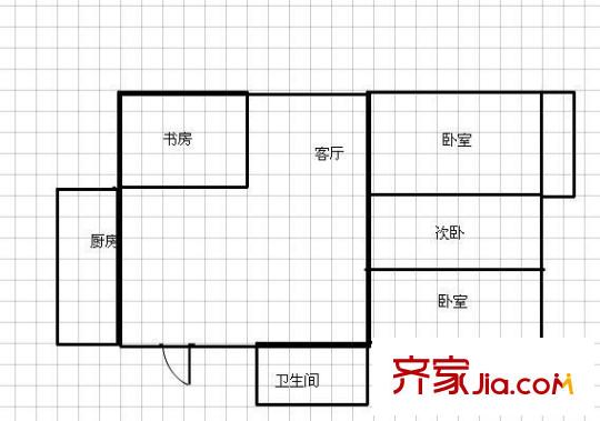民安園 4室 戶型圖