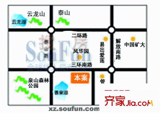 永嘉太陽城交通圖