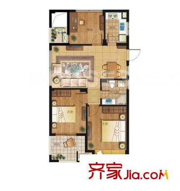 碧螺山莊 3室 戶型圖