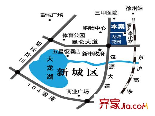 中國(guó)鐵建未來(lái)城交通圖