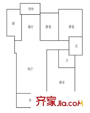 豪紳嘉苑 0室 戶型圖