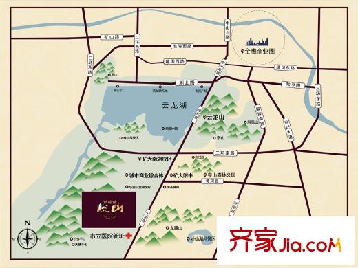 云龍湖?悅山區(qū)位圖