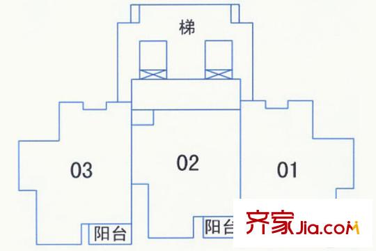 坤泰御景灣18層 1室1廳1衛(wèi)1廚