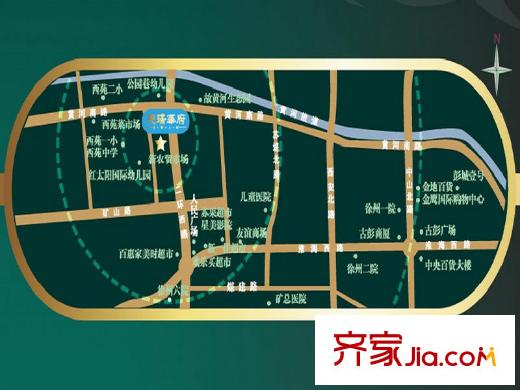 天瑞華府交通區(qū)位圖