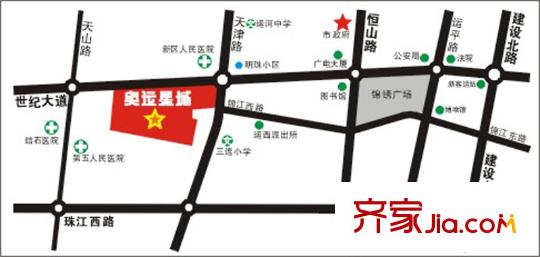 榕城奧運(yùn)星城區(qū)位圖