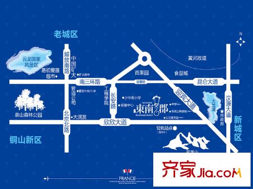 東南郡交通圖