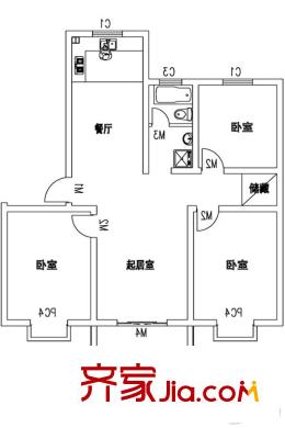 馨寧雅居5#2單元1戶 