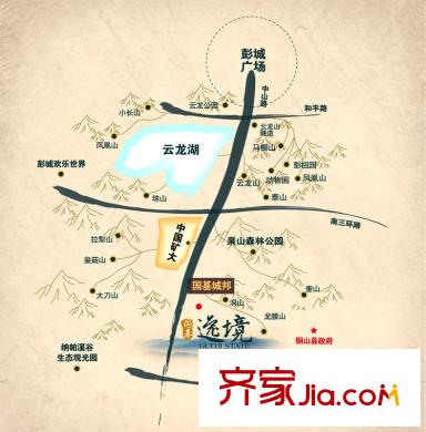 國基逸境區(qū)位圖