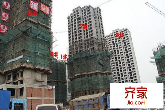 宏基天城1#2#6#7#工地進(jìn)度圖（2014-10-28）