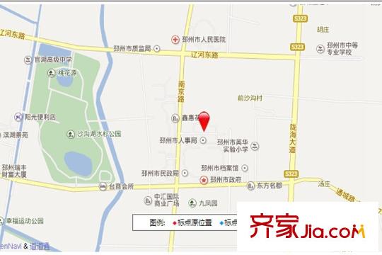 匯川君臨華府交通圖