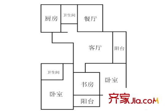 開元翡翠灣9#邊戶 東 138平方米 3室2廳2衛(wèi)1廚