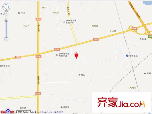 美的城交通圖