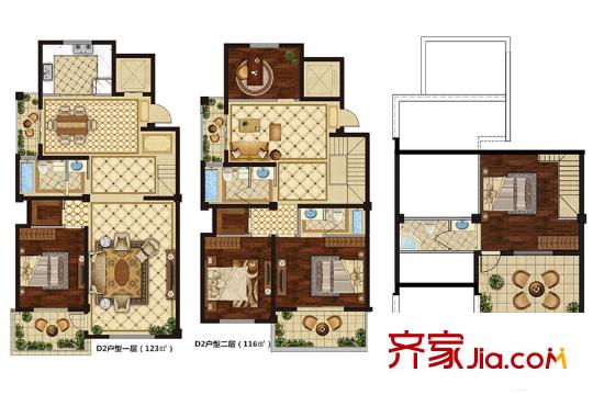 碩豐雅居D2戶型 4室2廳1廚